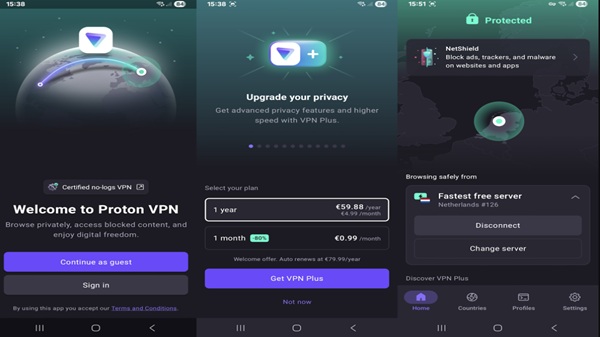 proton vpn apk gratis